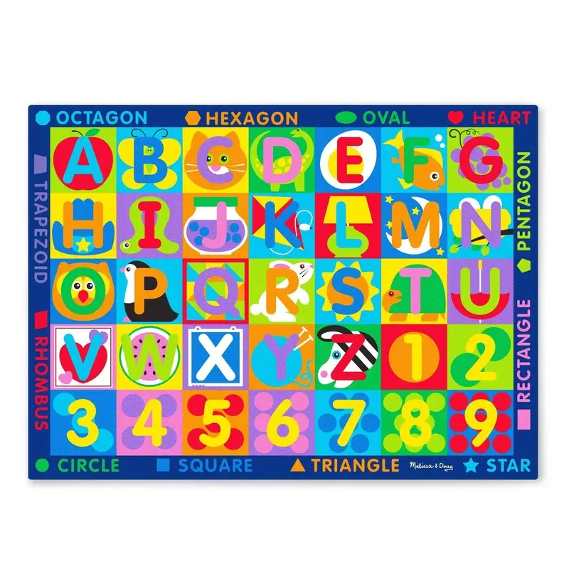 Melissa & Doug Jumbo Abc-123 Activity Rug