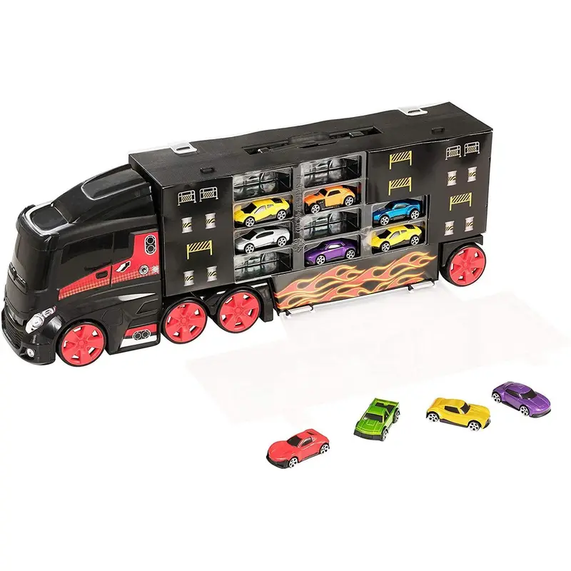 Teamsterz Transporter Carry Case with 10 Cars Included
