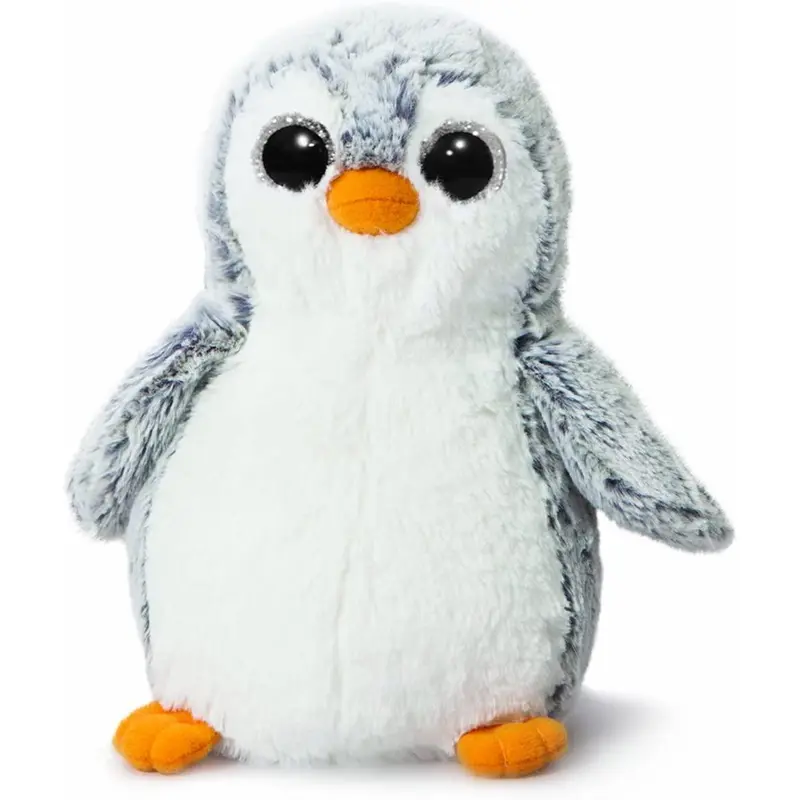 AURORA Pompom Penguin 11-inch Soft Toy, Grey