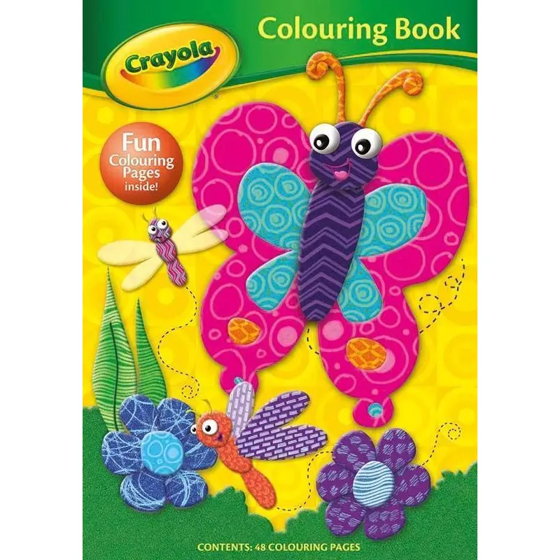 Crayola Butterfly Colouring Book 48 Pages