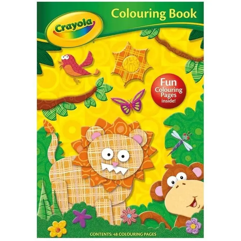Crayola Jungle Colouring Book 48 Pages