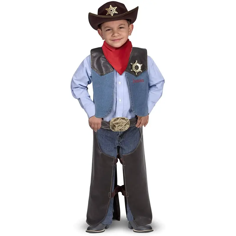 Melissa & Doug 14273 Cowboy Role-play Costume Set