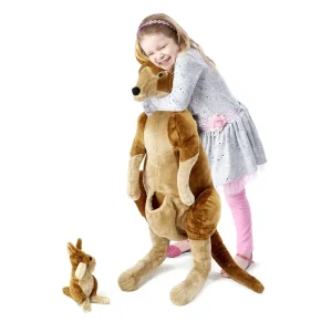 Melissa & Doug 18834 Kangaroo and Joey Lifelike Stuffed Animal