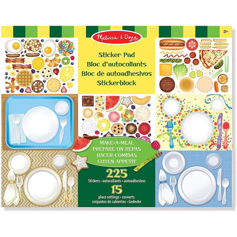 Melissa & Doug Make-a-meal Sticker Pad