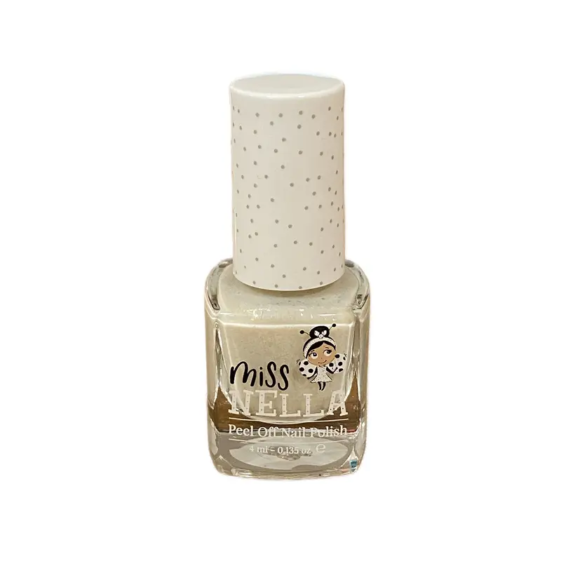 Miss Nella 4ml Peel off Nail Polish - off White