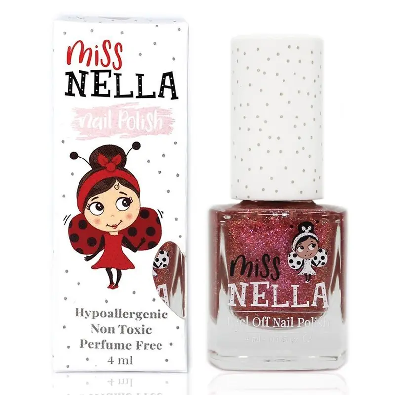 Miss Nella Shazam Glitter 4ml Peel off Kids Nail Polish