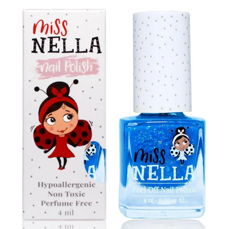 Miss Nella Under The Sea Glitter 4ml Peel off Kids Nail Polish