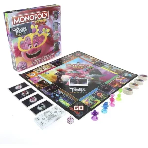 Monopoly Junior Dreamworks Trolls World Tour Edition Board Game