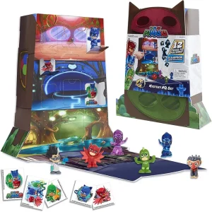 PJ Masks Night Time Surprise Micros Figures Hq Set