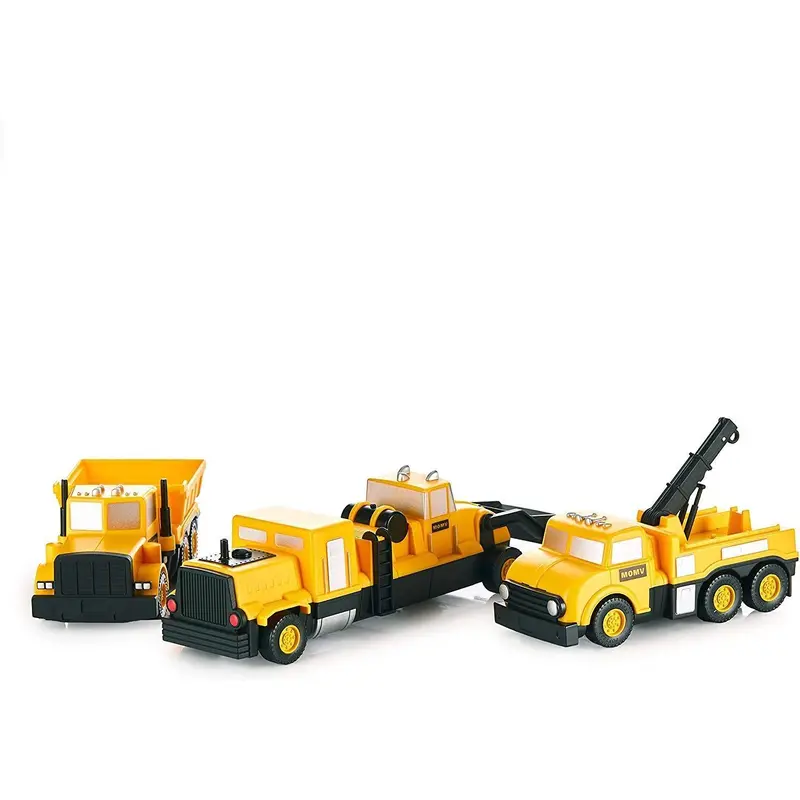 POPULAR PLAYTHINGS Mix Or Match Vehicles, Magnetic Toy Play Set, Construction