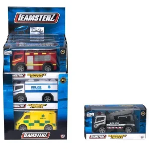 Teamsterz Emergency Vehicles 4-inch - Assortment