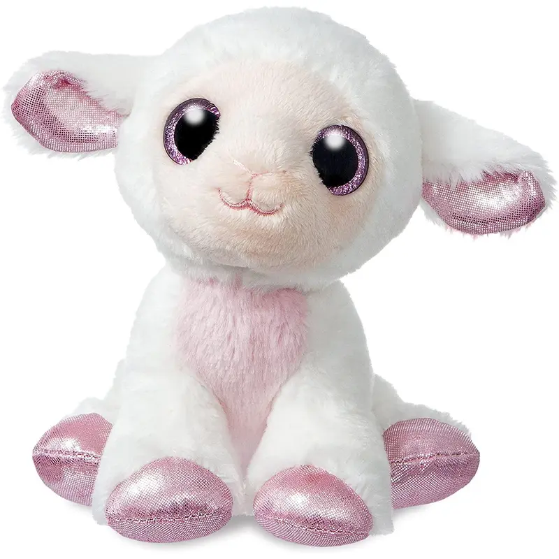 AURORA World 60946 Sparkle Tales Lily Lamb 7-inch Soft Toy