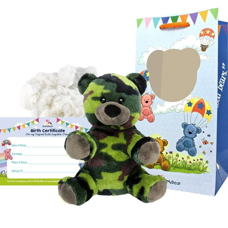 Be My Bear Camo Bear 40cm Soft Toy