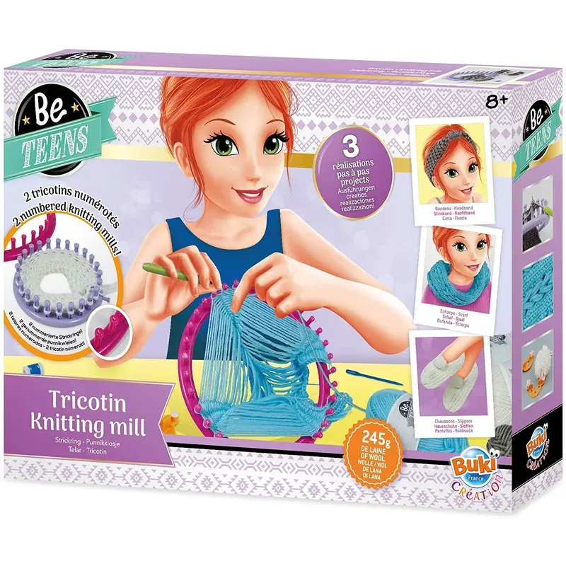 BUKI France Bee Teens Tricoton Knitting Mill Playset