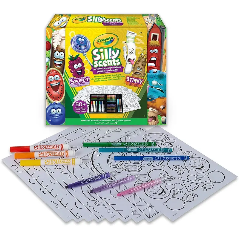 Crayola Silly Scents Mini Inspiration Art Case Colouring Set