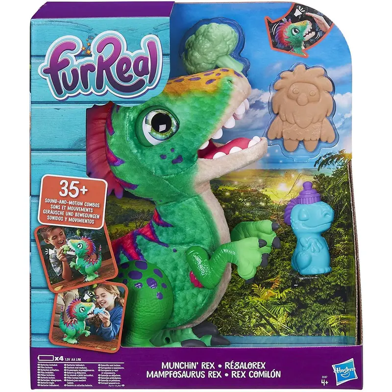 Furreal Munchin Rex Interactive Dinosaur Pet Toy