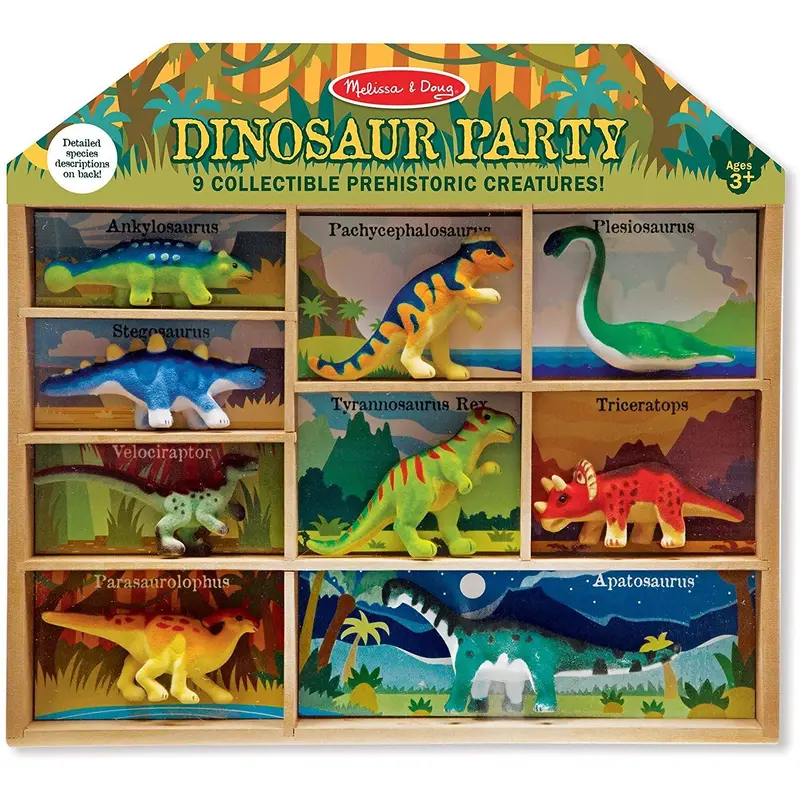 Melissa & Doug 12666 Dinosaur Party Figurines Playset