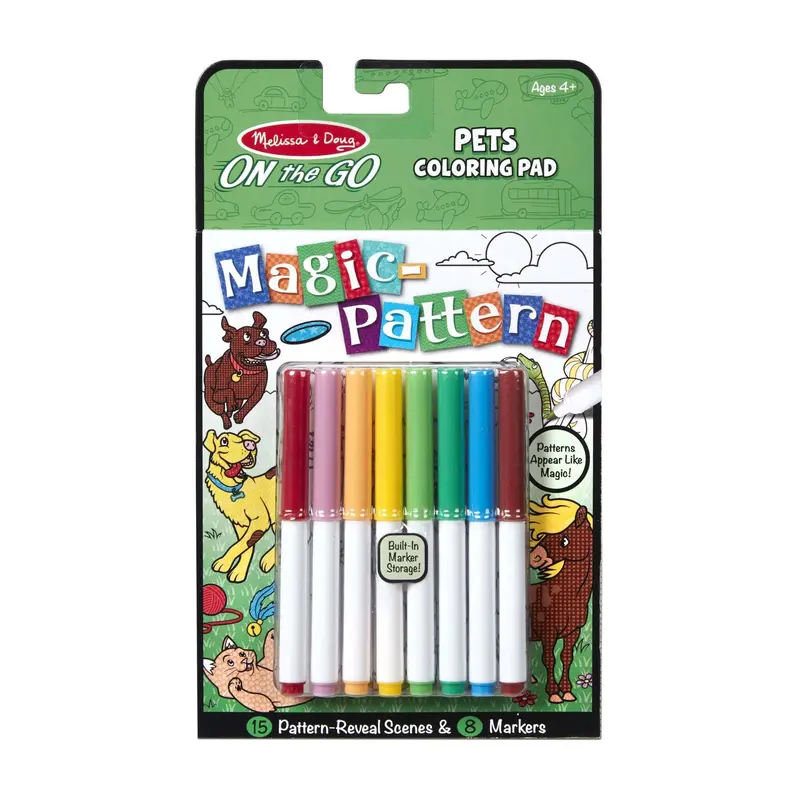 Melissa & Doug Magic Pattern Pets Colouring Pad