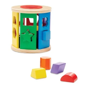 Melissa & Doug Match & Roll Shape Sorter