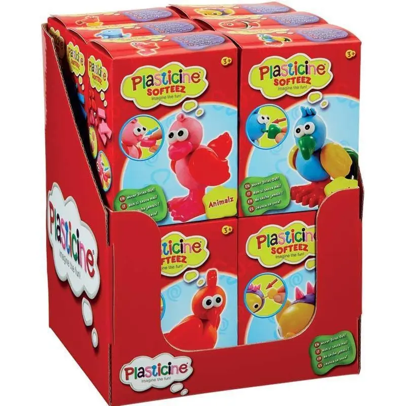 Plasticine Softeez Animals - Assorted