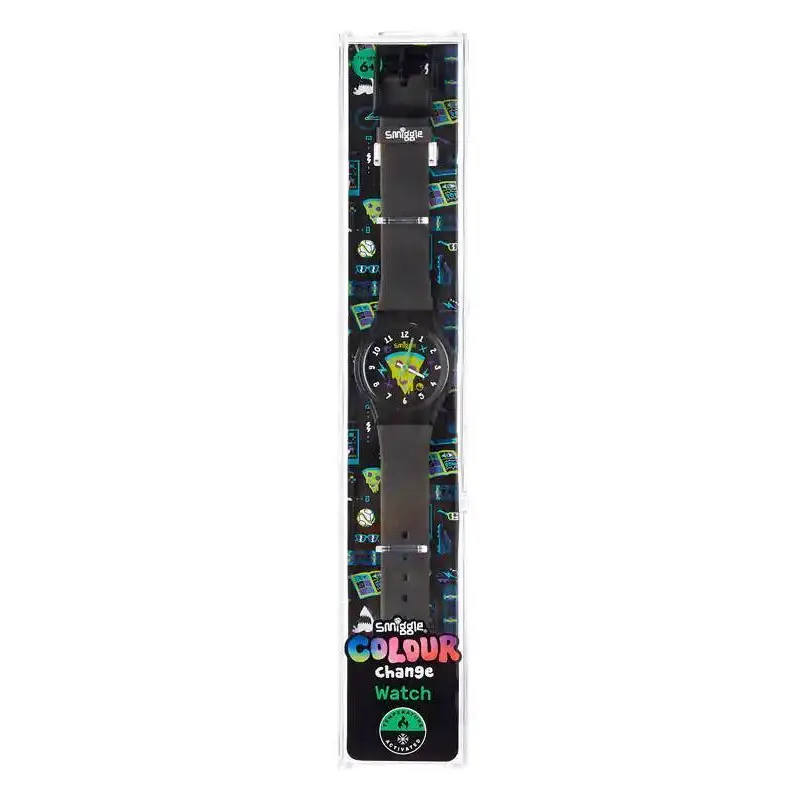 Smiggle Colour Change Watch - Black/green