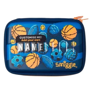 Smiggle Craze Id Hardtop Pencil Case Colour Navy