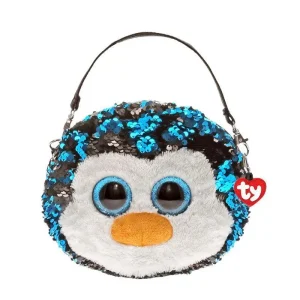 Ty Reversible Sequin Penguin Waddles Purse