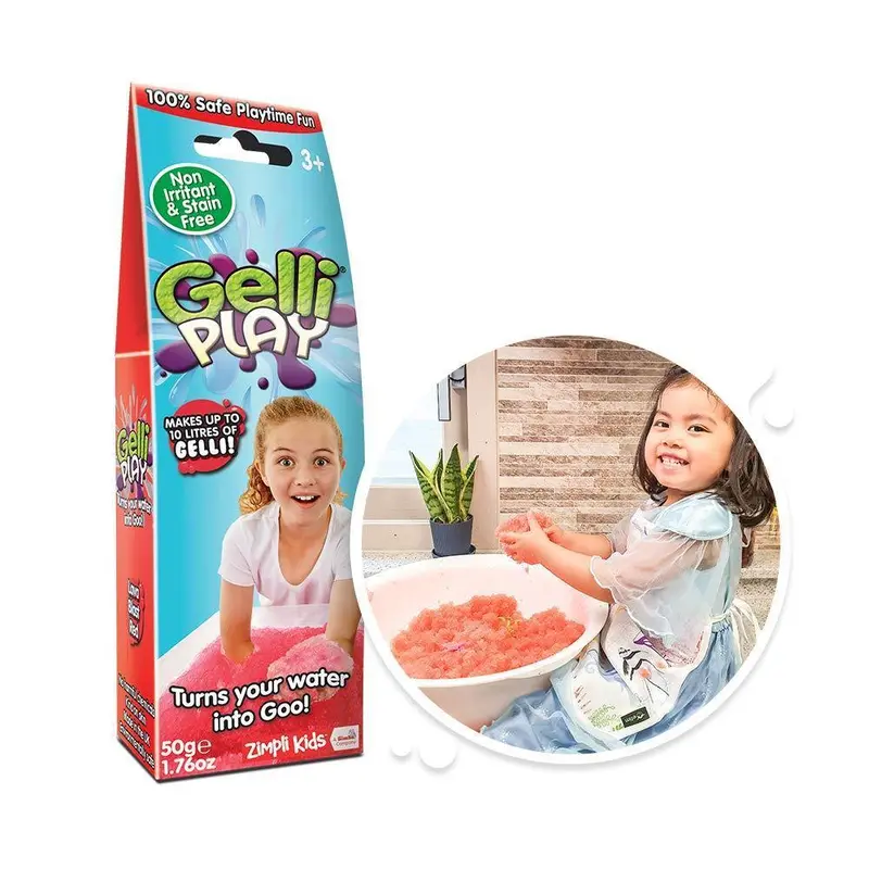 Zimpli Kids Gelli Play Goo Pack 125g - Lava Blast Red