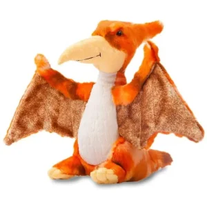 AURORA Pteranodon Dinosaur 9.5-inch Soft Toy - Orange