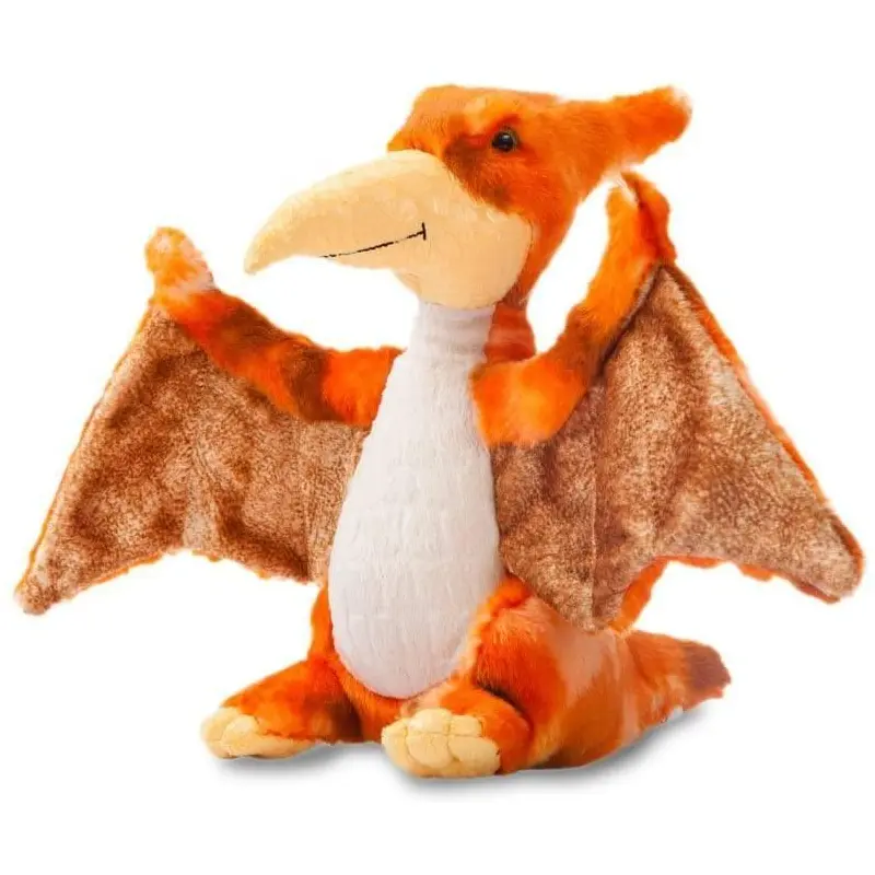 AURORA Pteranodon Dinosaur 9.5-inch Soft Toy - Orange