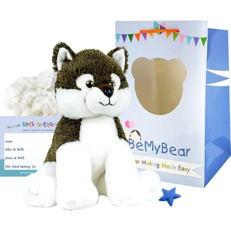 Be My Bear Wiley Wolf 40cm Soft Toy