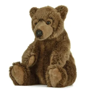 Living Nature 25cm Medium Brown Soft Toy Bear