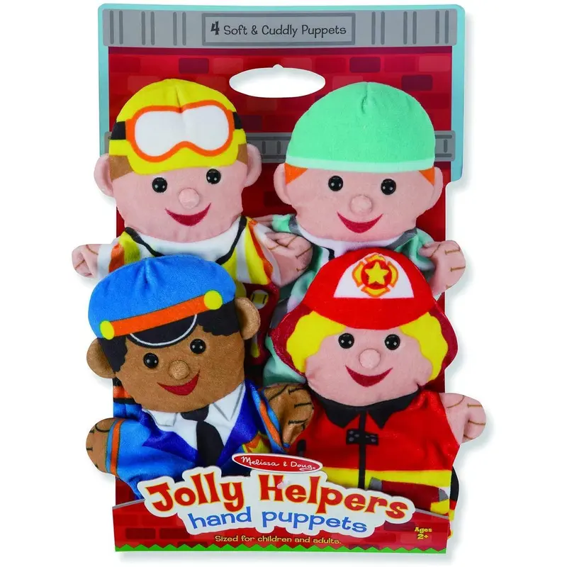 Melissa & Doug 19086 Jolly Helpers Hand Puppets (set of 4)