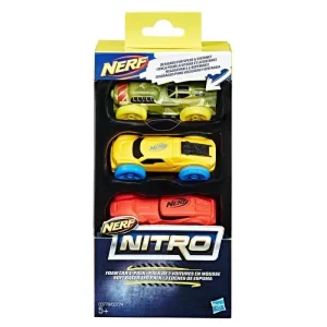 NERF Nitro C0779 Foam Cars - Pack of 3