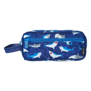 Smiggle Flow 3 In 1 Pencil Case - Blue/white