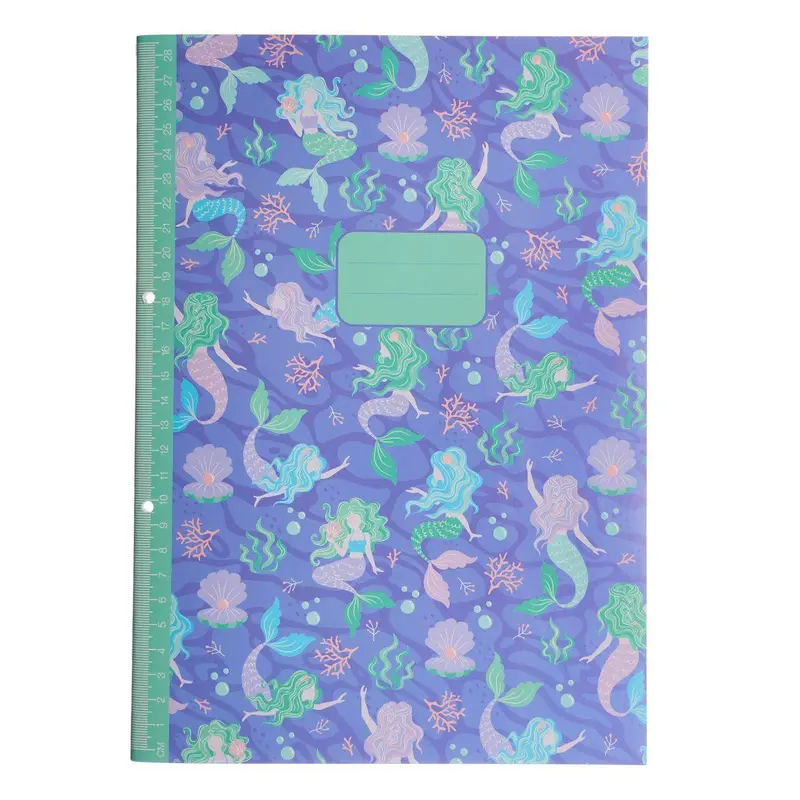 Smiggle Flow A4 Exercise Book - Blue/green