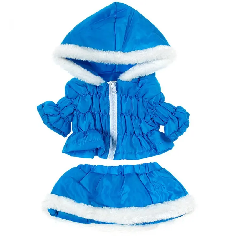 Be My Bear 20066 Blue Parka & Skirt Outfit For Doll 40cm