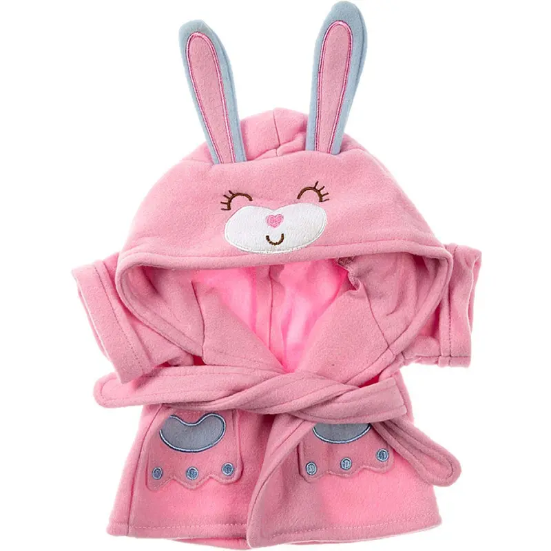 Be My Bear 20136 Bunny Bathrobe Pink For Doll 40cm