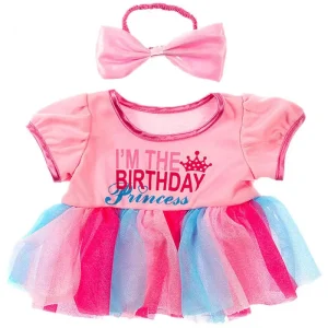 Be My Bear 20184 Birthday Princess & Bow Outfit For Doll 40cm