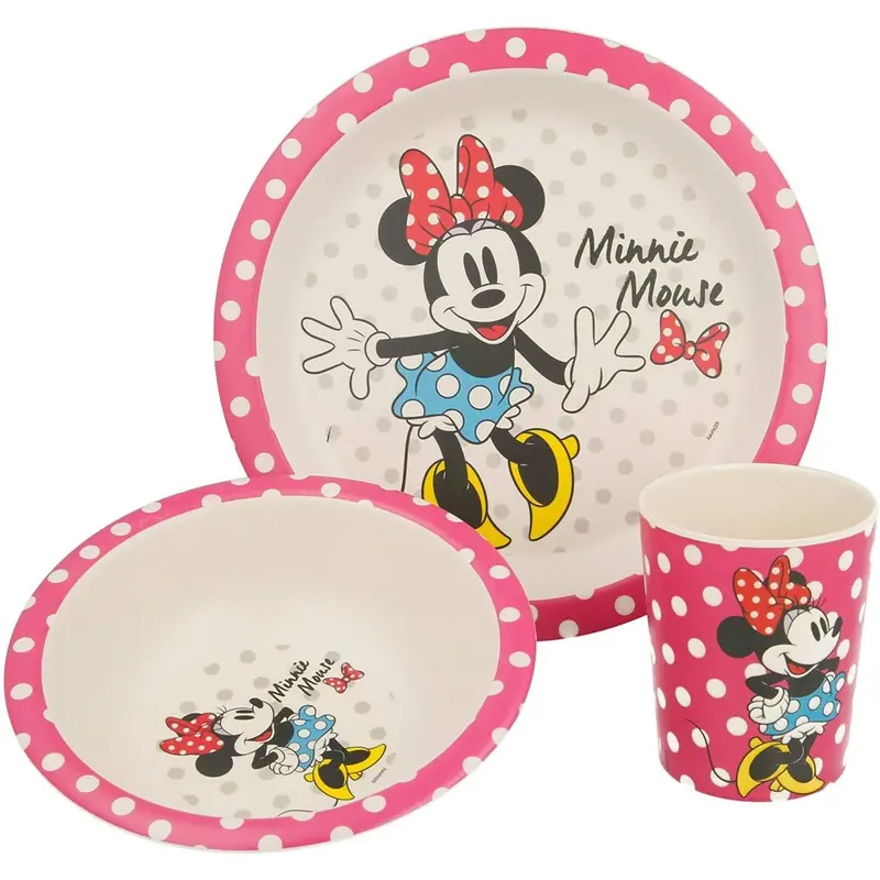 Disney Bamboo Eco-friendly 3-pieces Dinnerware Set