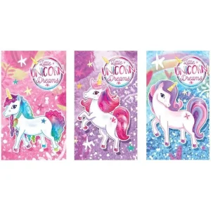 Fun Stationary Little Unicorn Dreams Notebook - Assorted
