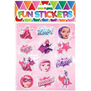 Fun Stickers Super Girl