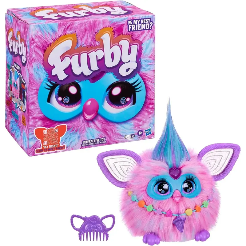 FURBY Cotton Candy Interactive Plush Toy