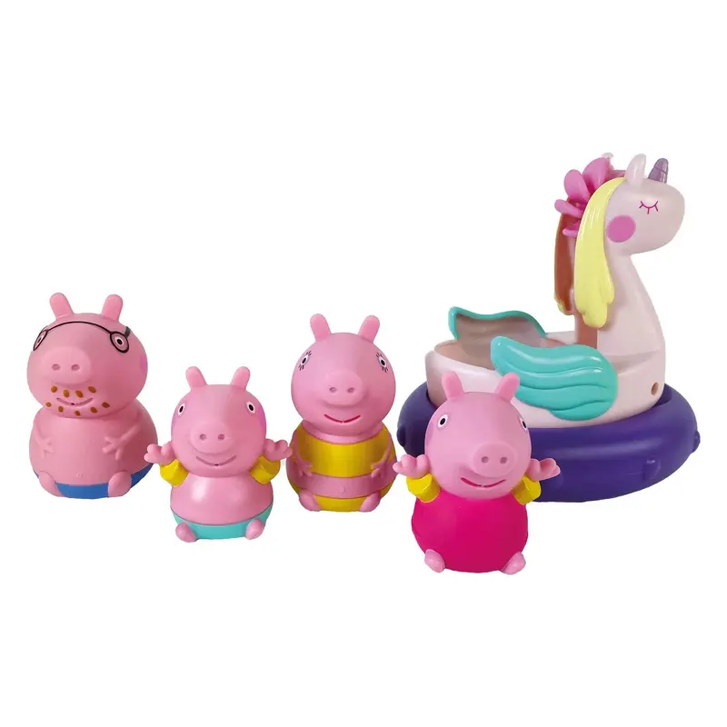 Peppa Pig Action Figures Bath Set