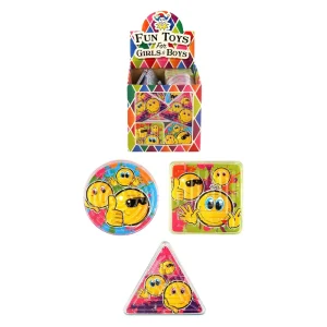 Smile Face Puzzle Mazes - Assorted