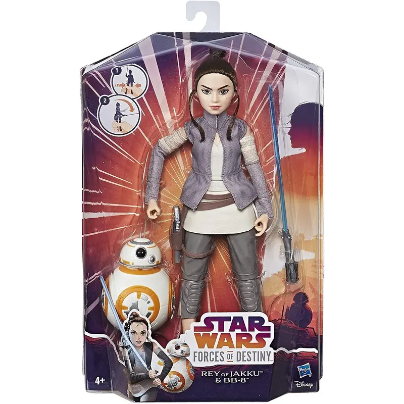 Star Wars Forces of Destiny Rey of Jakku and Bb-8