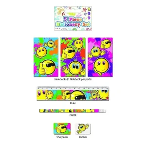 5 Piece Smile Stationery Sets