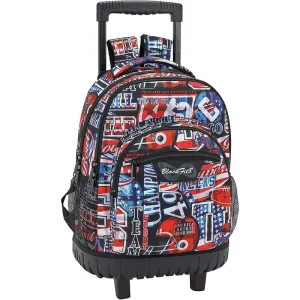Blackfit8 Super Bowl School Bag with Trolley 45cm