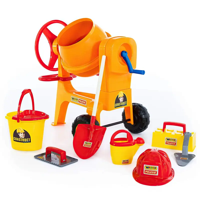 Cement-mixer Construction Playset 8 Pcs