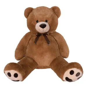 Mega Teddy Plush Toy Brown Bear 1.2m